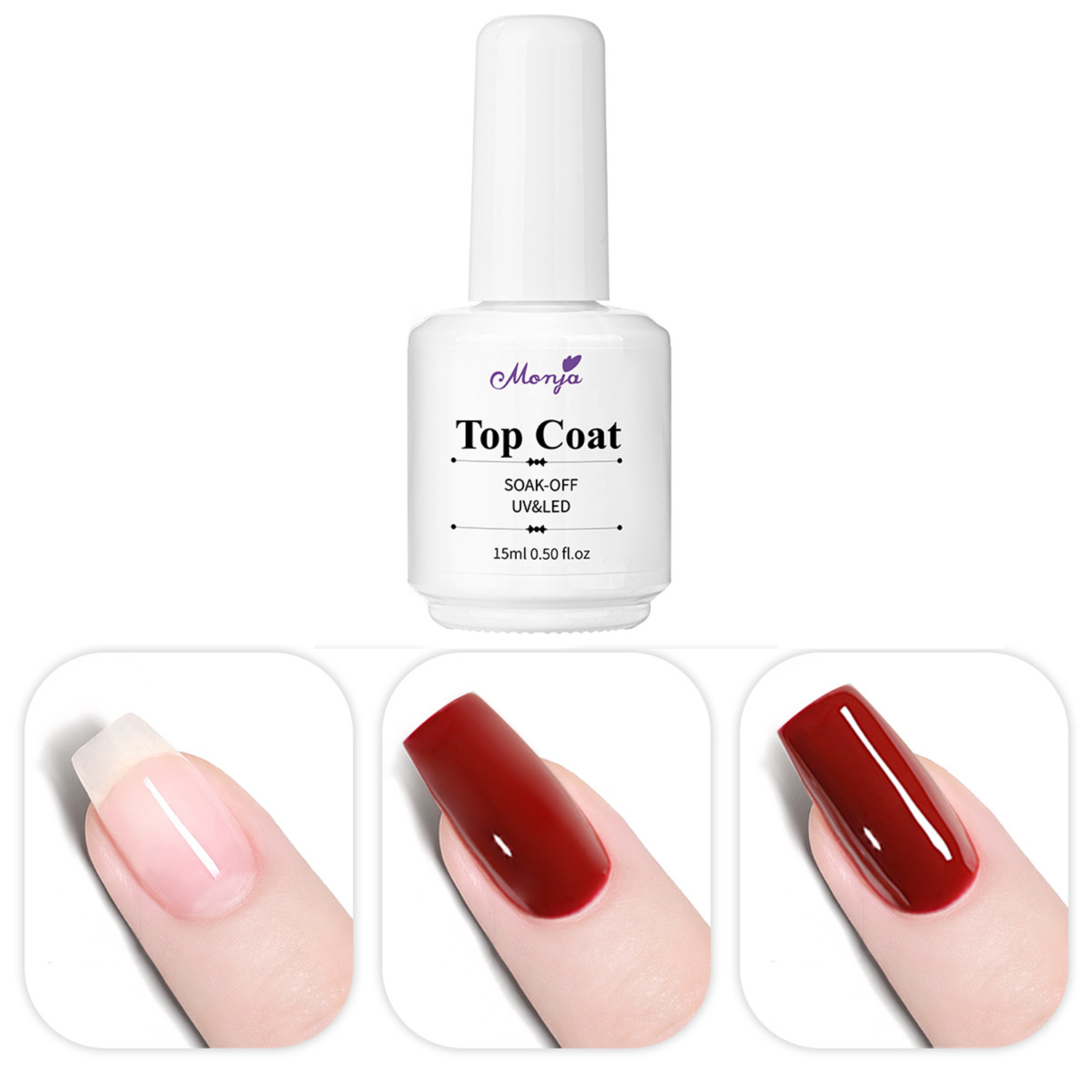 15ml Top Coat No Wipe For Gel  - đánh giá và giá Nail Art One Piece