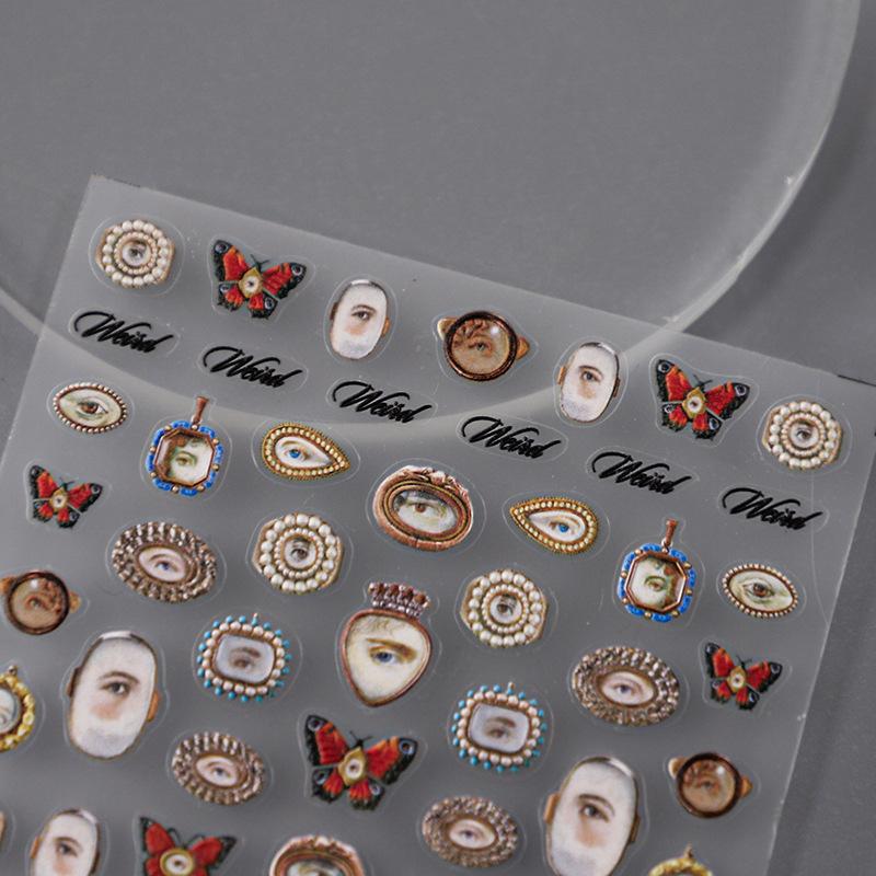 1pcs 5D Embossed Halloween Mix - đánh giá và giá Nail Art Zelda