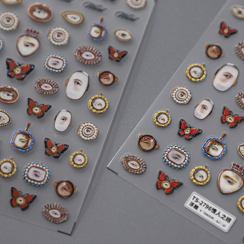 1pcs 5D Embossed Halloween Mix - đánh giá và giá Nail Art Zelda