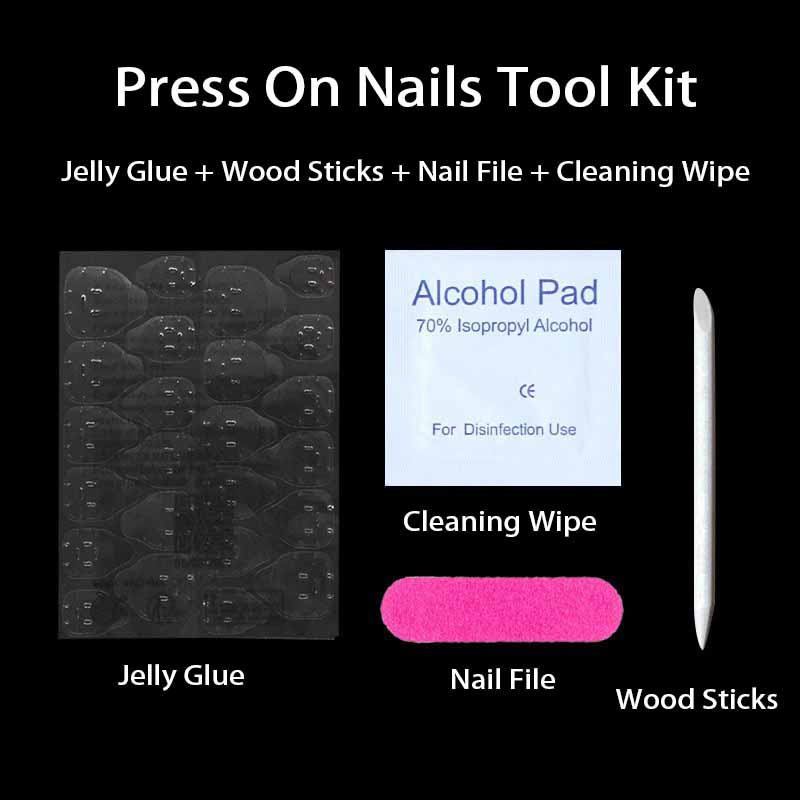 1 Set Nail Adhesive Tabs Jelly - đánh giá và giá Nail Art Quotes