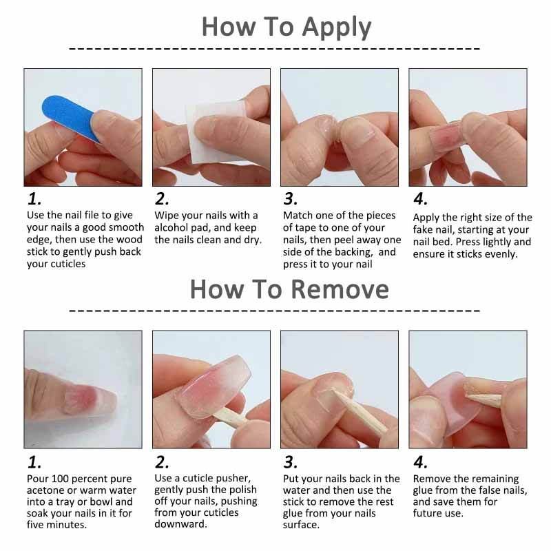 1 Set Nail Adhesive Tabs Jelly - đánh giá và giá Nail Art Quotes