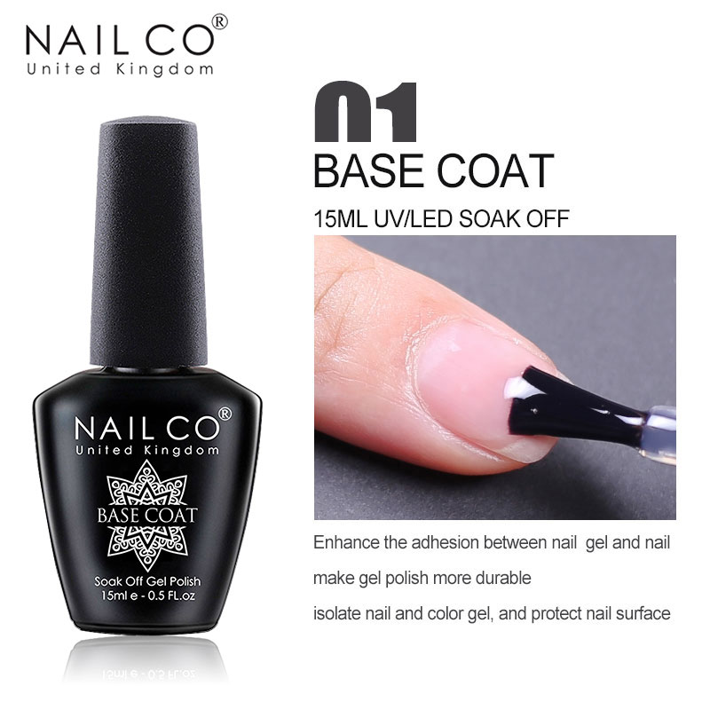 NAILCO 15ml Top Coat And Base  - đánh giá và giá Nail Art One Piece