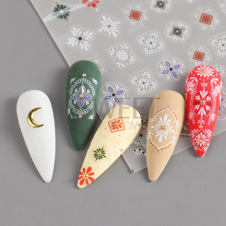 3D Bohemian Matte New Nail Sti - đánh giá và giá Nail Art Zelda