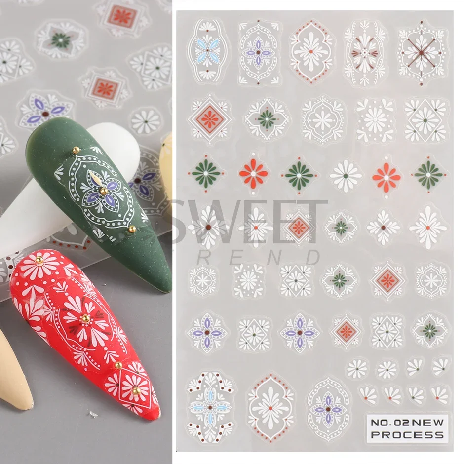 3D Bohemian Matte New Nail Sti - đánh giá và giá Nail Art Zelda