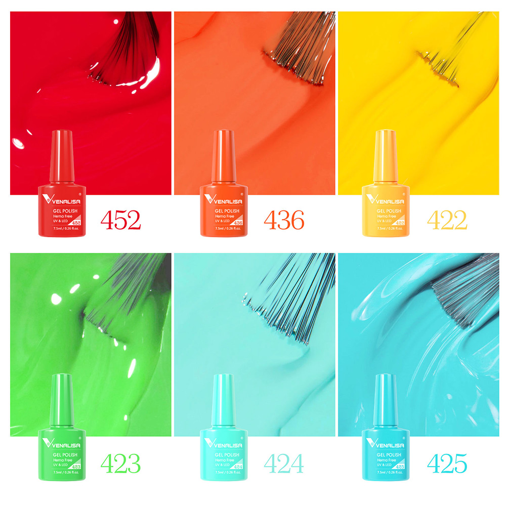 VENALISA 60 Color Gel Nail Pol - đánh giá và giá Nail Art One Piece