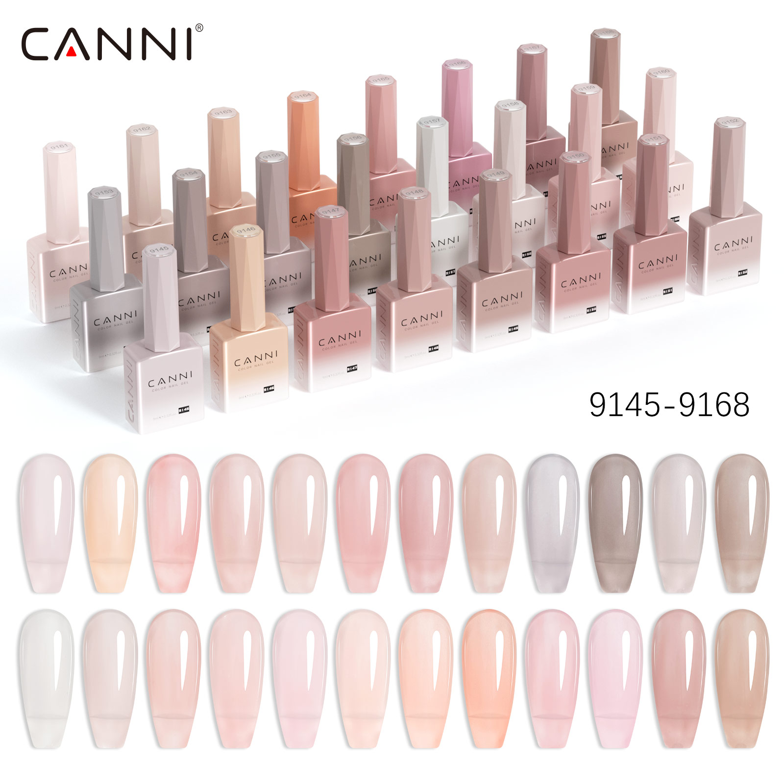 CC7 CANNI Nail Gel Polish 9ml  - đánh giá và giá Nail Art One Piece