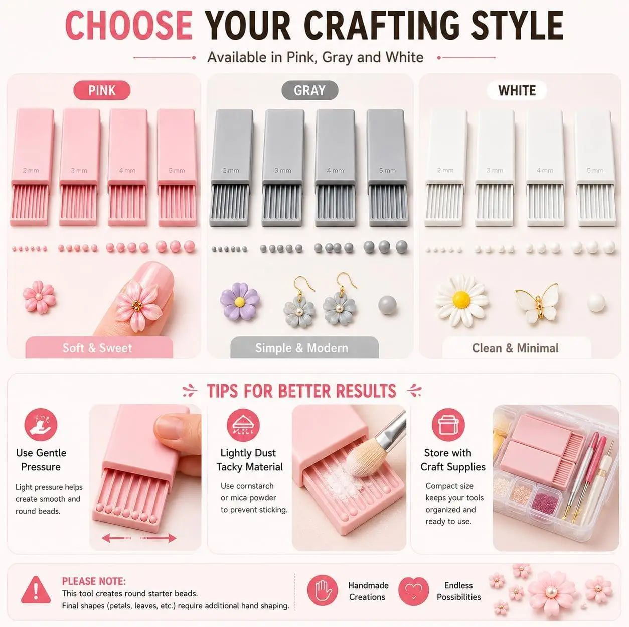 4PCS 3D Print Clay Gel Ball Ma - đánh giá và giá Nail Art Flower