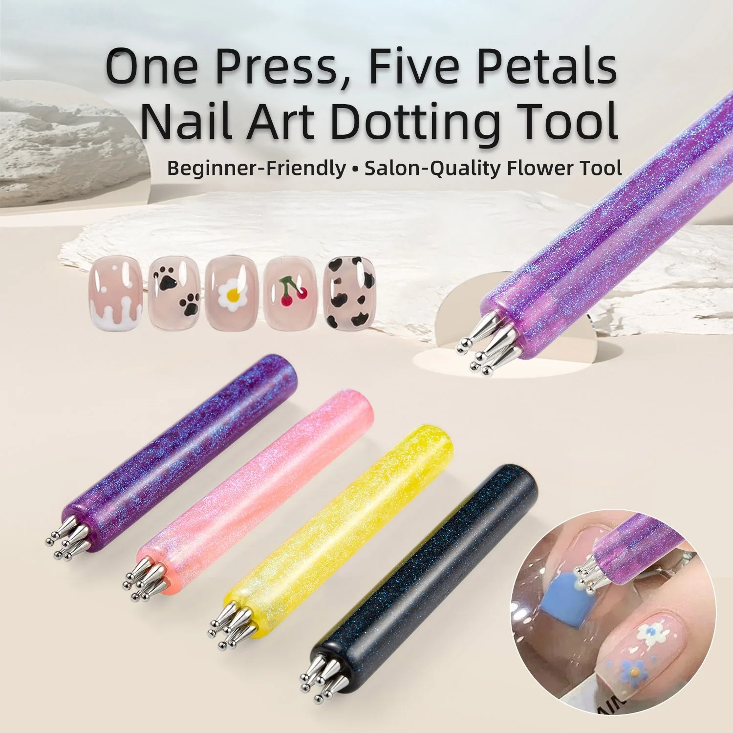 1pc Nail Art Pen with Flower T - đánh giá và giá Nail Art One Stroke