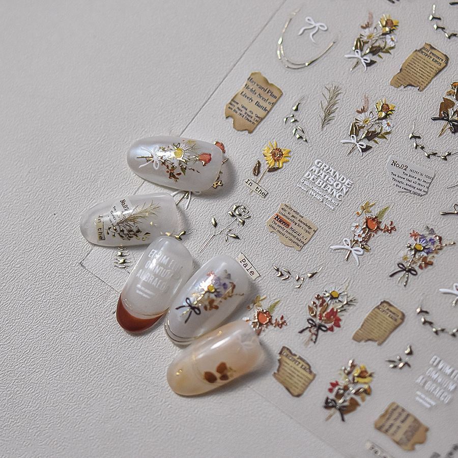 Retro Newspaper Poster Style 3 - đánh giá và giá Nail Art Zelda