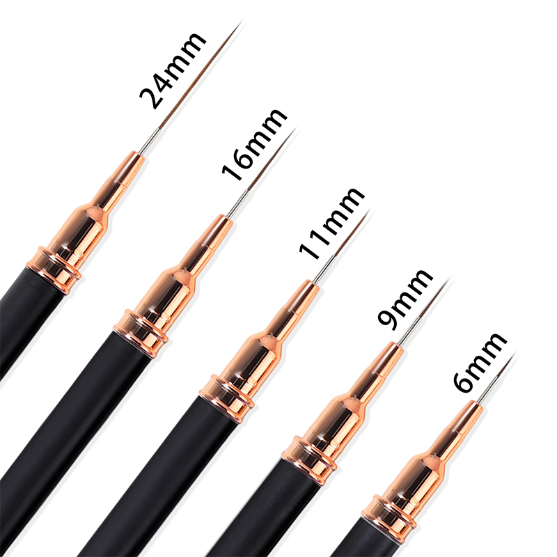 Z. 5Pcs/Set Professional Nail  - đánh giá và giá Nail Art Brush Set