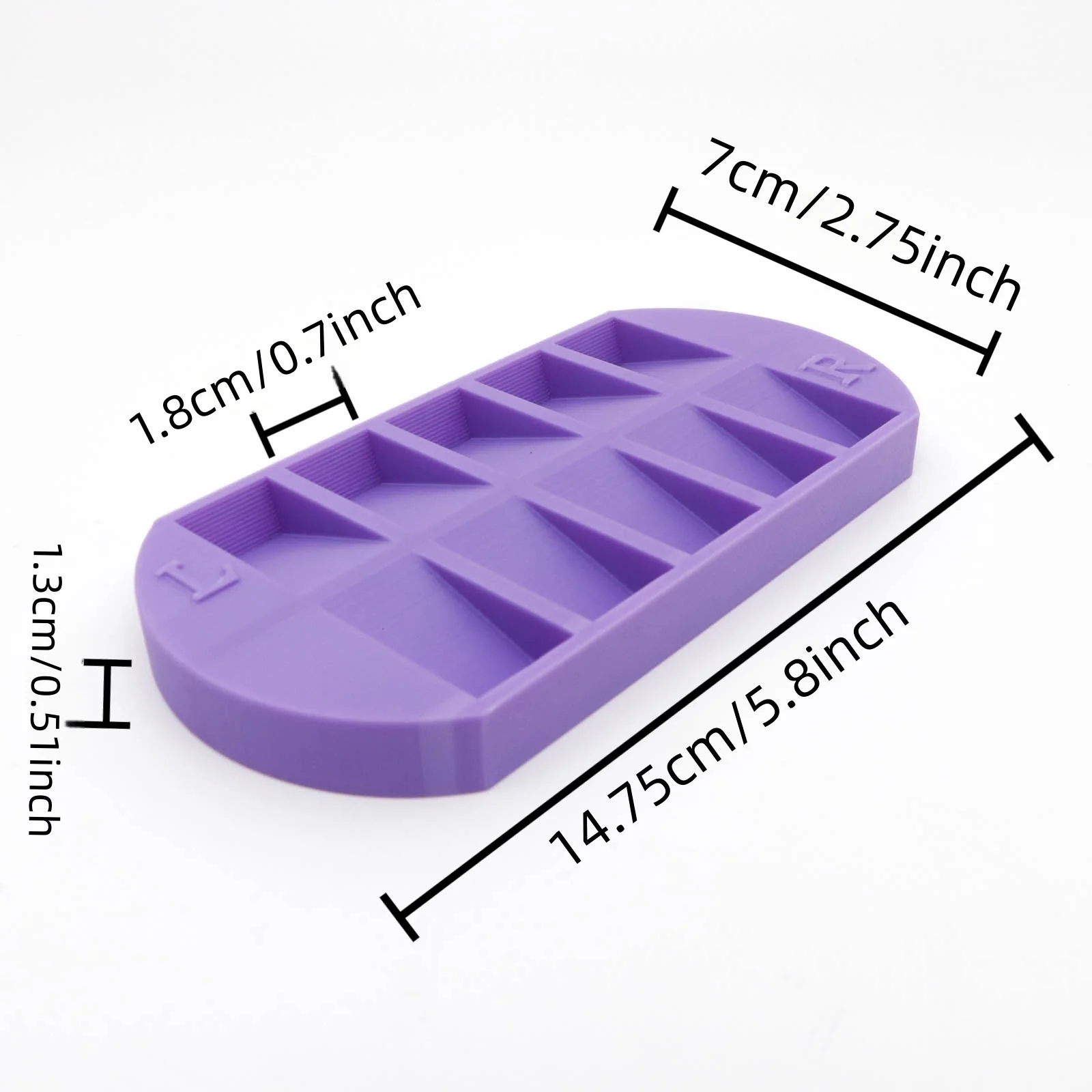 8-Grids Nail Tip Storage Tray  - đánh giá và giá Nail Art Quotes