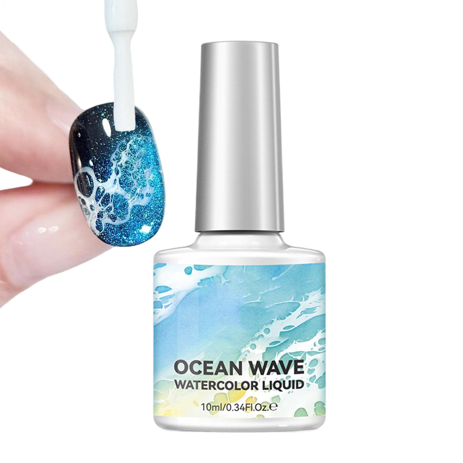10ml Bubble Ocean Wave White G - đánh giá và giá Nail Art One Stroke