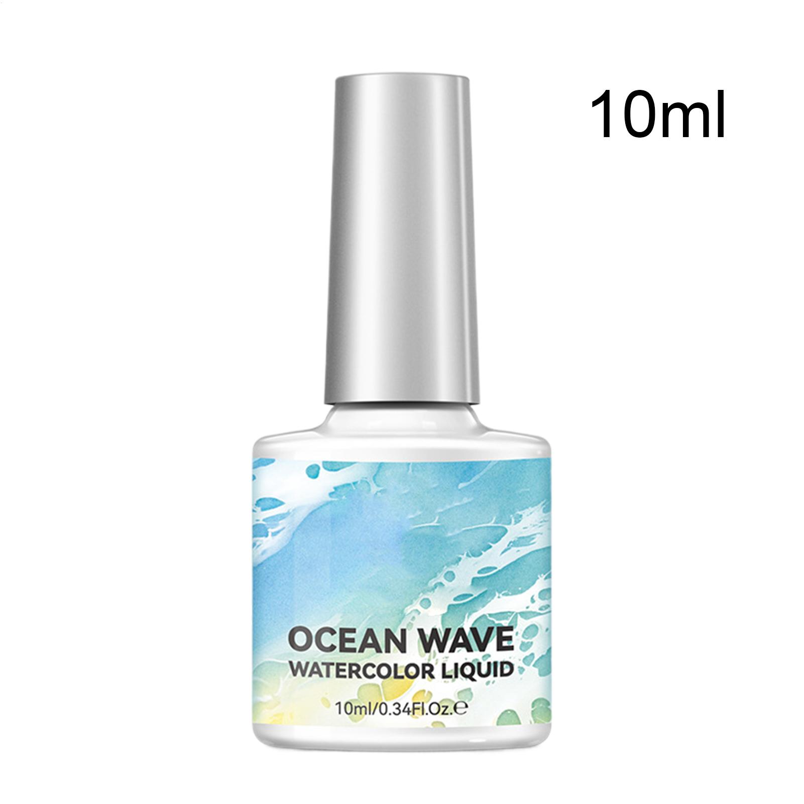 10ml Bubble Ocean Wave White G - đánh giá và giá Nail Art One Stroke