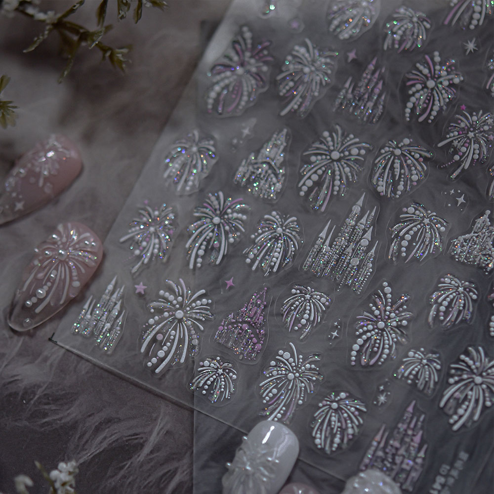 5D Embossed Sparkling Dreamy F - đánh giá và giá Nail Art Zelda