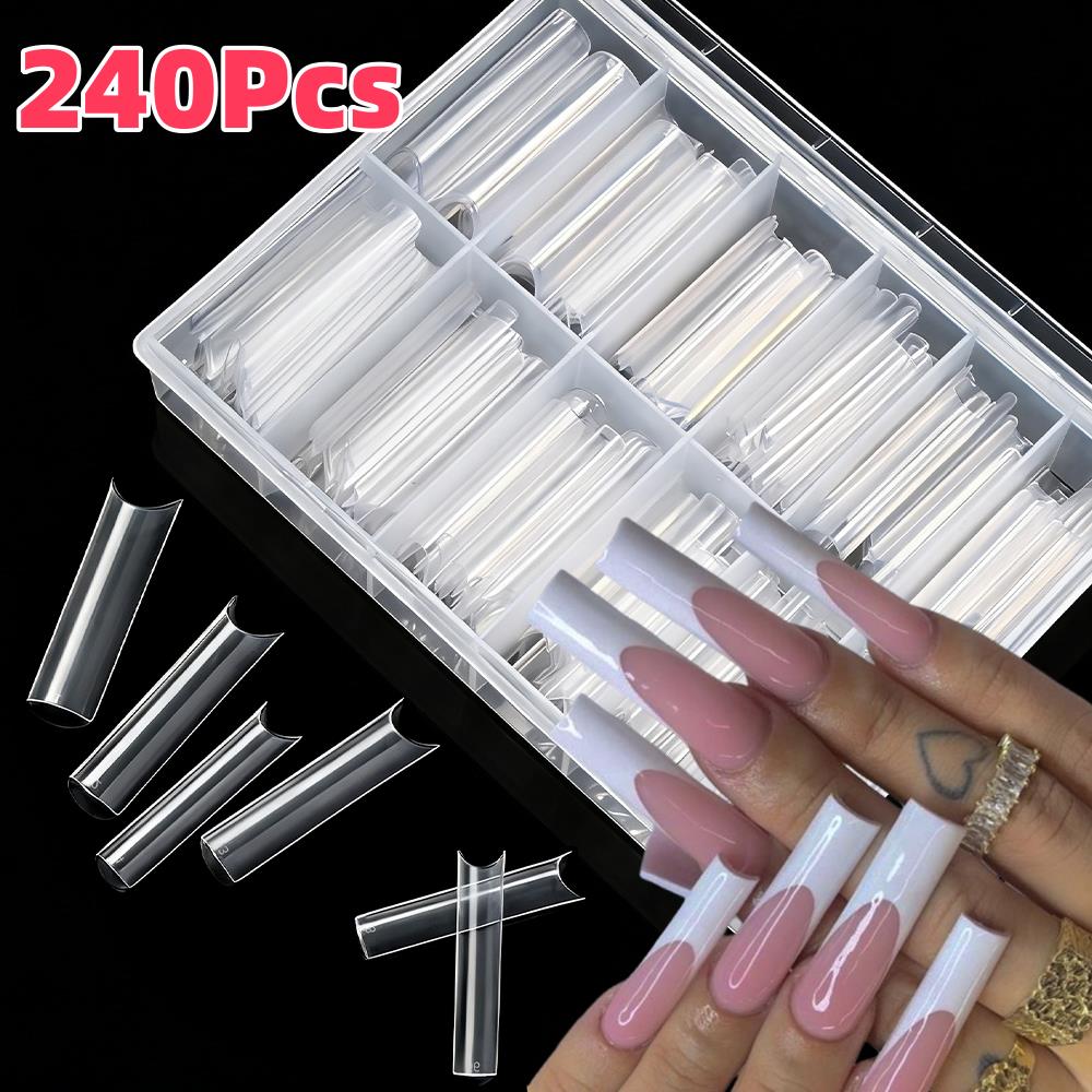 240Pcs 12 Sizes XXL Long Squar - đánh giá và giá Nail Art Xxl
