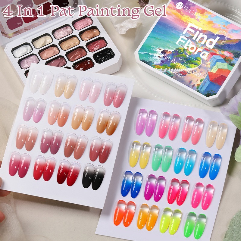 4 in 1 16 Colors Nail Art Pain - đánh giá và giá Nail Art One Piece