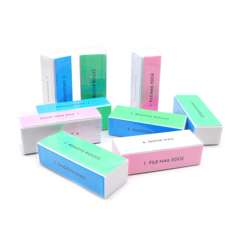 5pcs  Colorful Buffing Block 4 - đánh giá và giá Nail Art Glossy