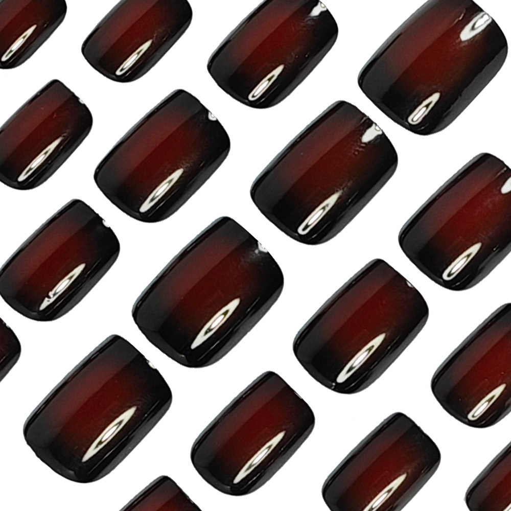 Short Square fake nails for wo - đánh giá và giá Nail Art Flower
