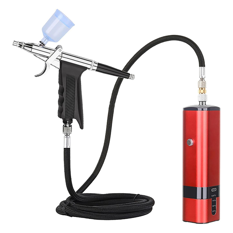 ABLU-Cordless Airbrush Set Wit - đánh giá và giá Nail Art Brush Set