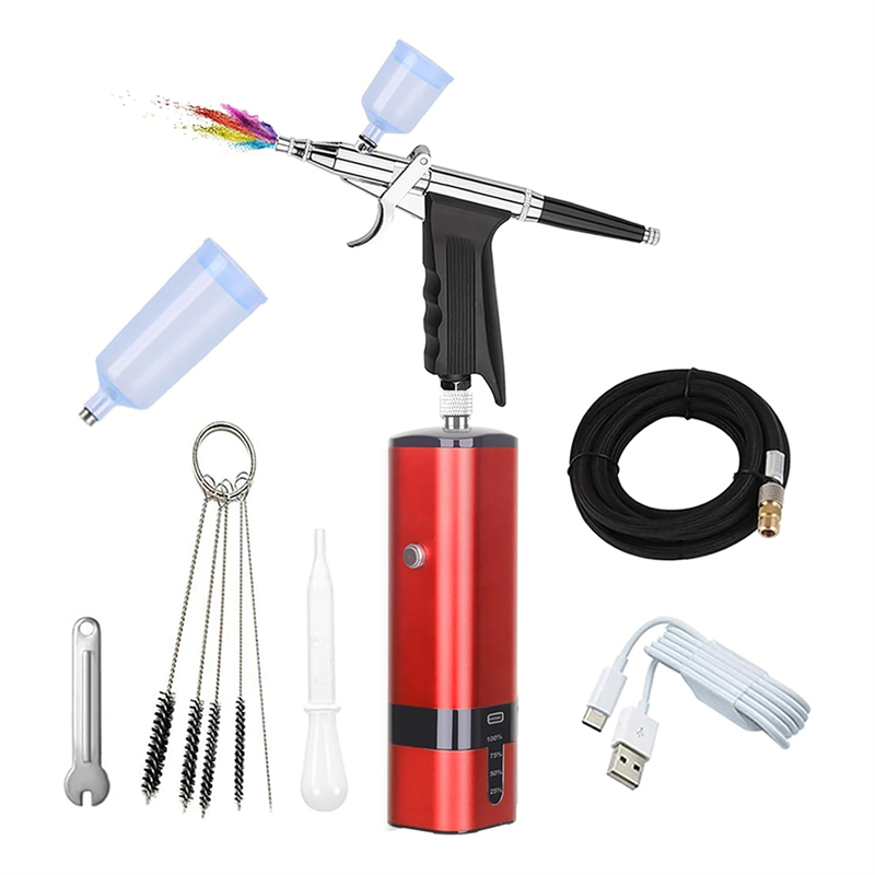 ABLU-Cordless Airbrush Set Wit - đánh giá và giá Nail Art Brush Set