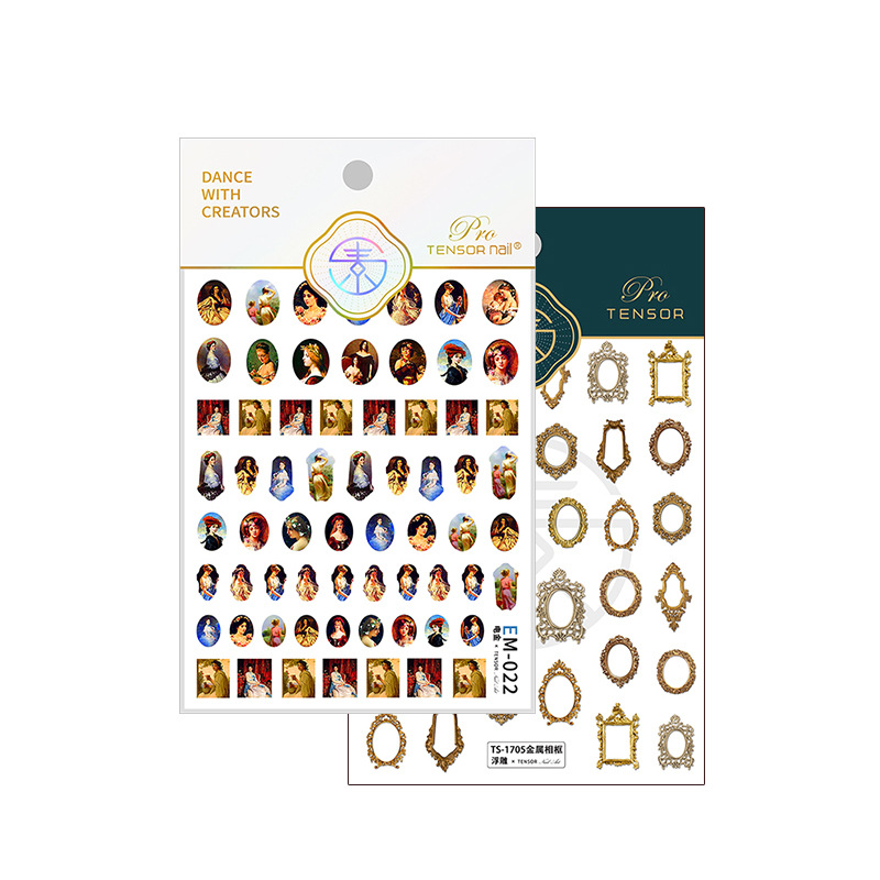 5D metallic gloss nail sticker - đánh giá và giá Nail Art Zelda