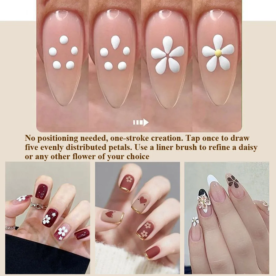 Nail Art Dotting Pen 5 Ball Ti - đánh giá và giá Nail Art One Stroke