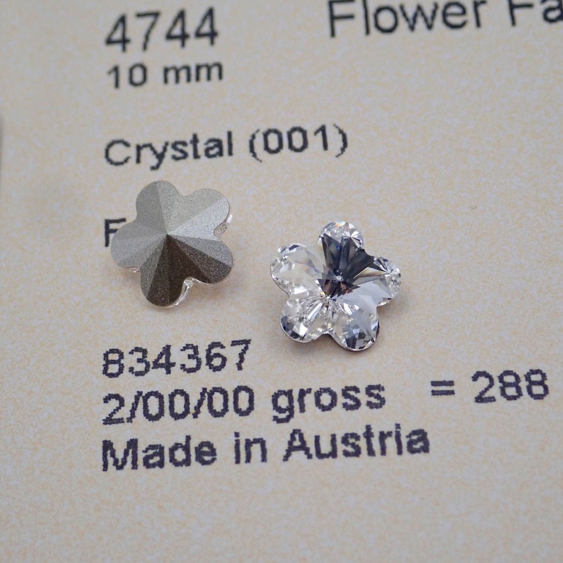 4744 Flower Fancy Stone Origin - đánh giá và giá Nail Art Flower