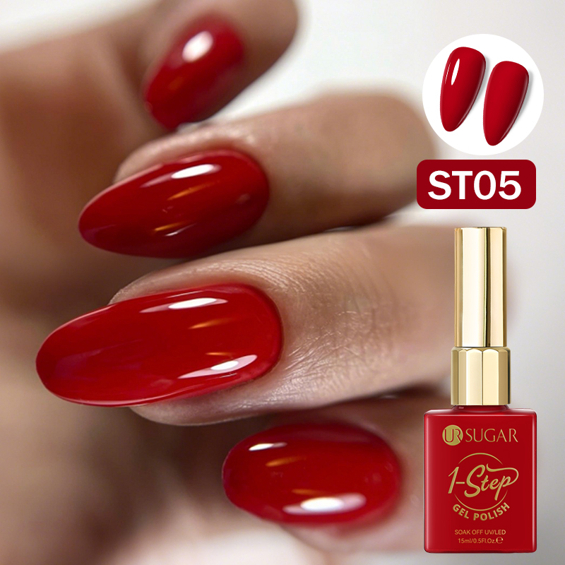 UR SUGAR 15ml 1 Step Gel Polis - đánh giá và giá Nail Art One Stroke