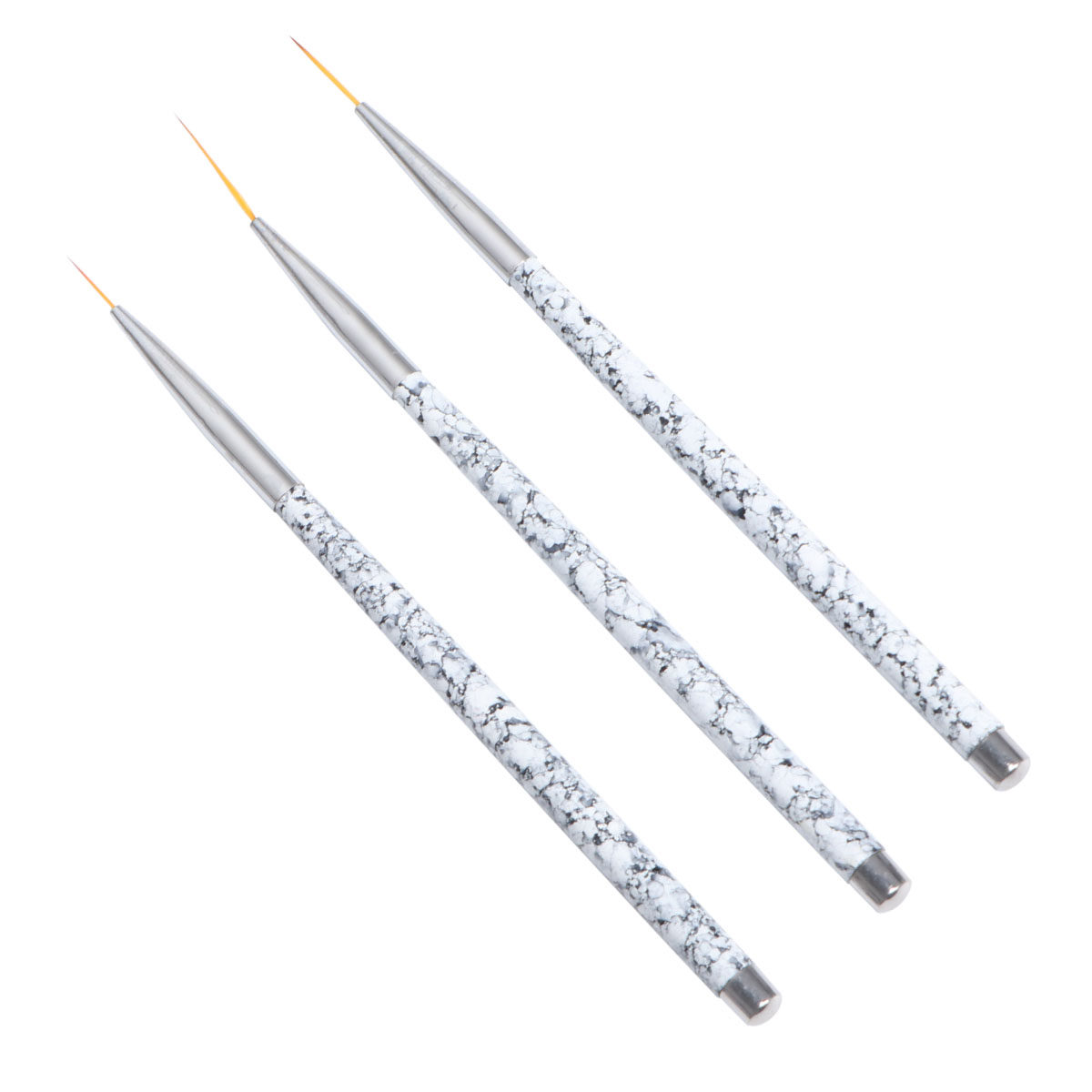 3Pcs Nail Art Liner Brushes Se - đánh giá và giá Nail Art Brush Set