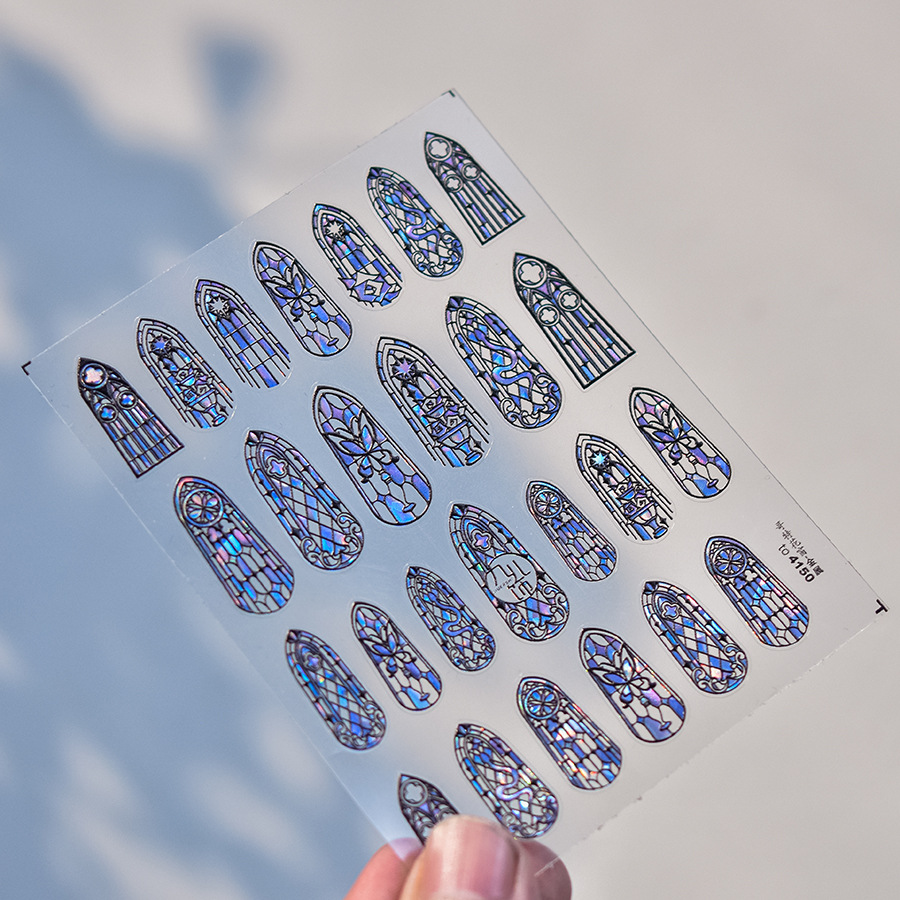 1piece 5D Glass Fragment Nail  - đánh giá và giá Nail Art Zelda