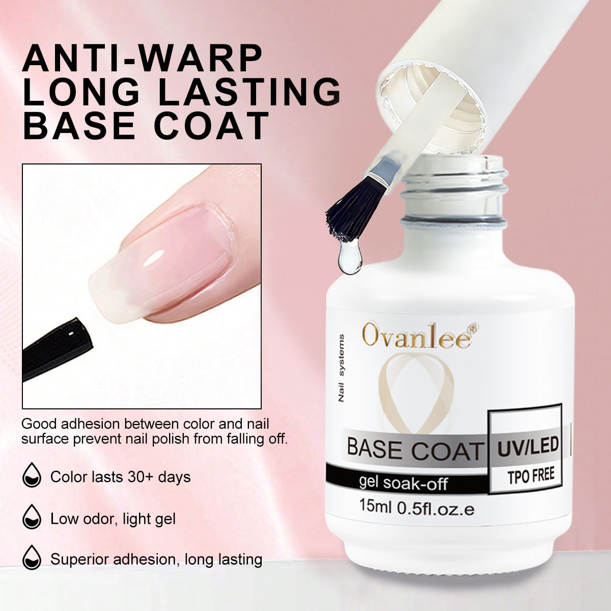 Manicure Blooming Gel Base Coa - đánh giá và giá Nail Art Glossy