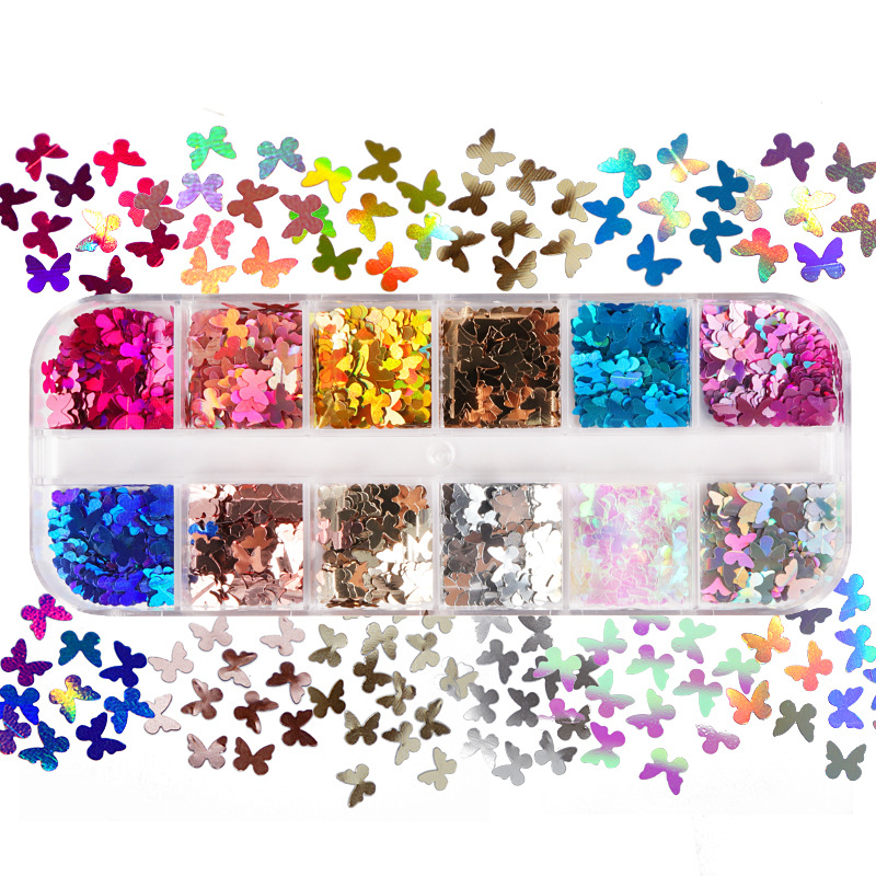Phối Màu Huỳnh Quang Bướm Lấp  - đánh giá và giá Nail Art Glossy