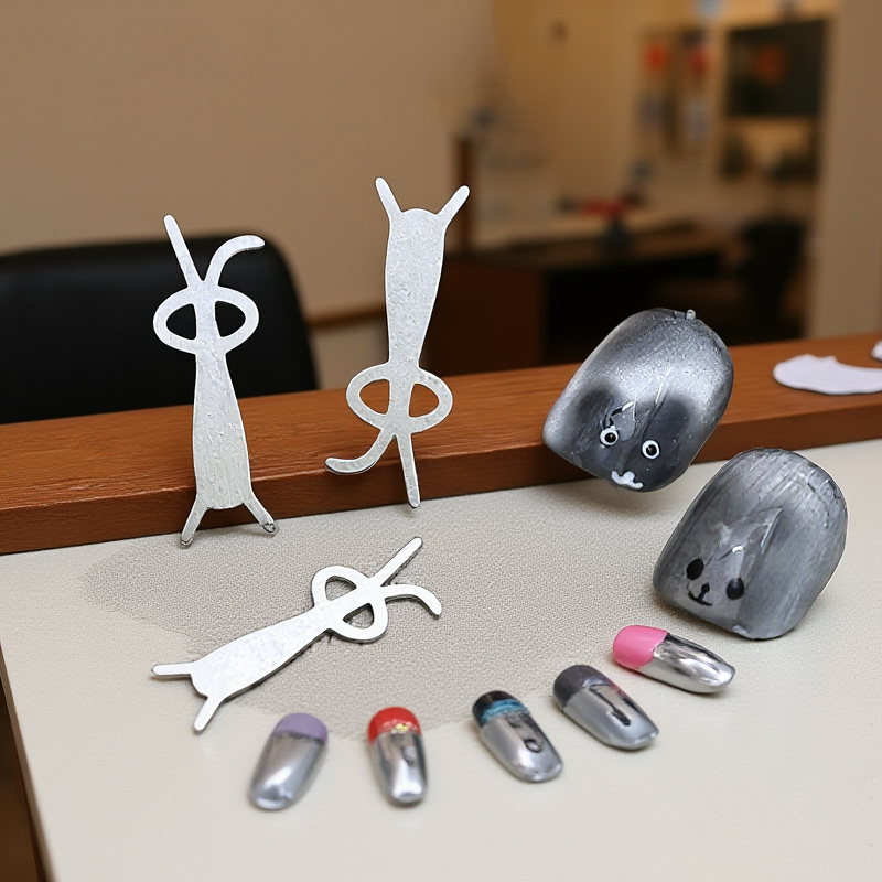 5PCS Rabbit Bear Cat Eye Magne - đánh giá và giá Nail Art One Piece