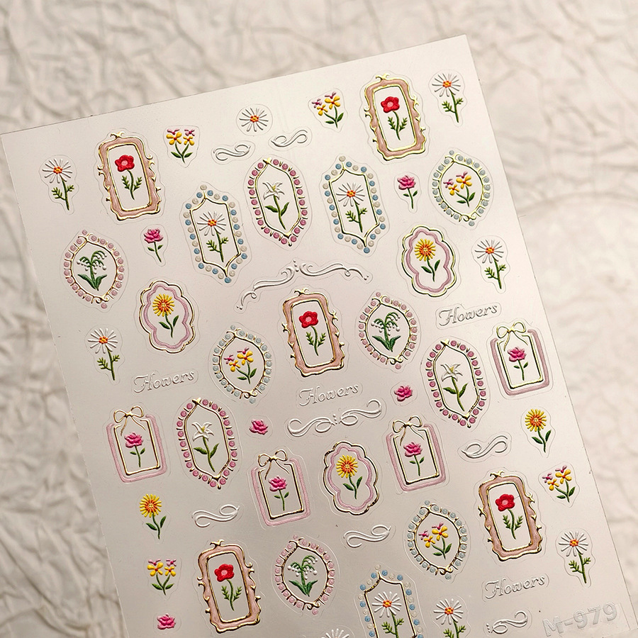 Luxury 5D Floral Nail Art Stic - đánh giá và giá Nail Art Zelda