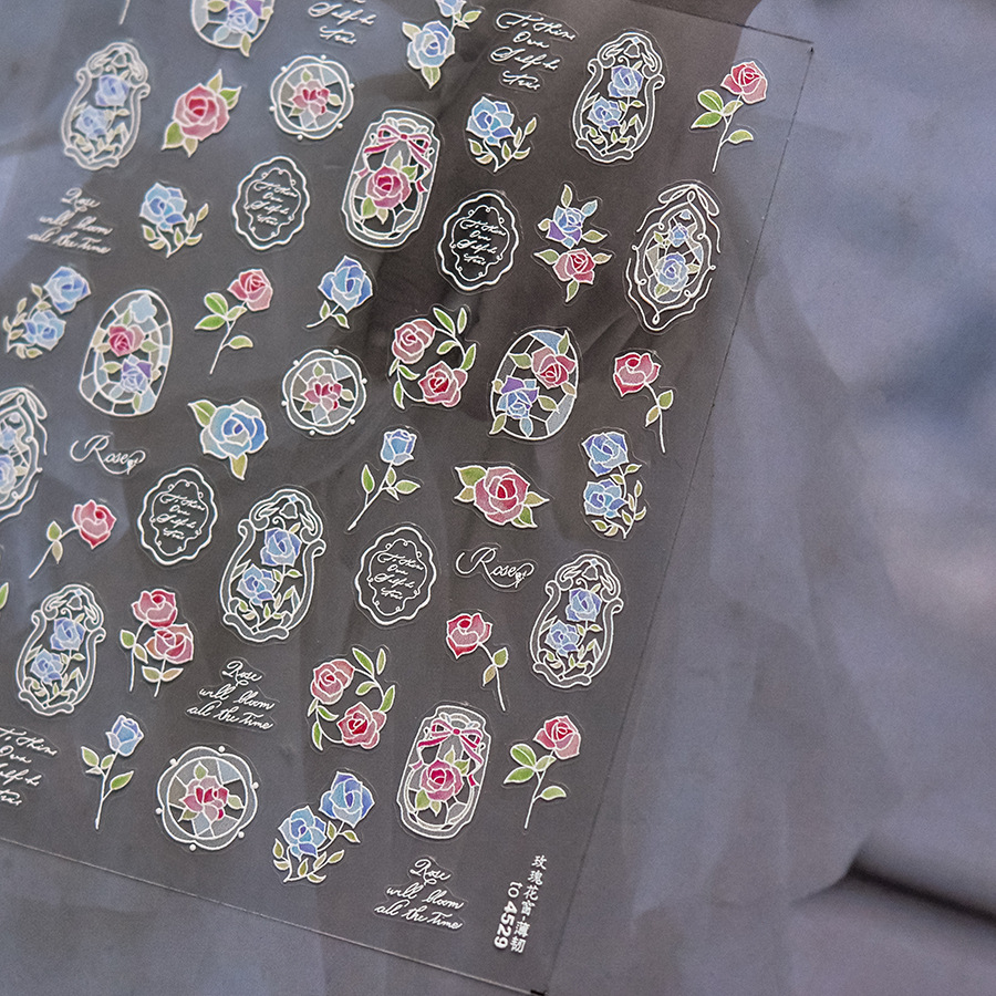 Luxury 5D Floral Nail Art Stic - đánh giá và giá Nail Art Zelda