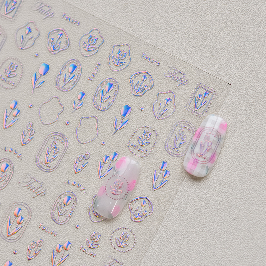 Luxury 5D Floral Nail Art Stic - đánh giá và giá Nail Art Zelda
