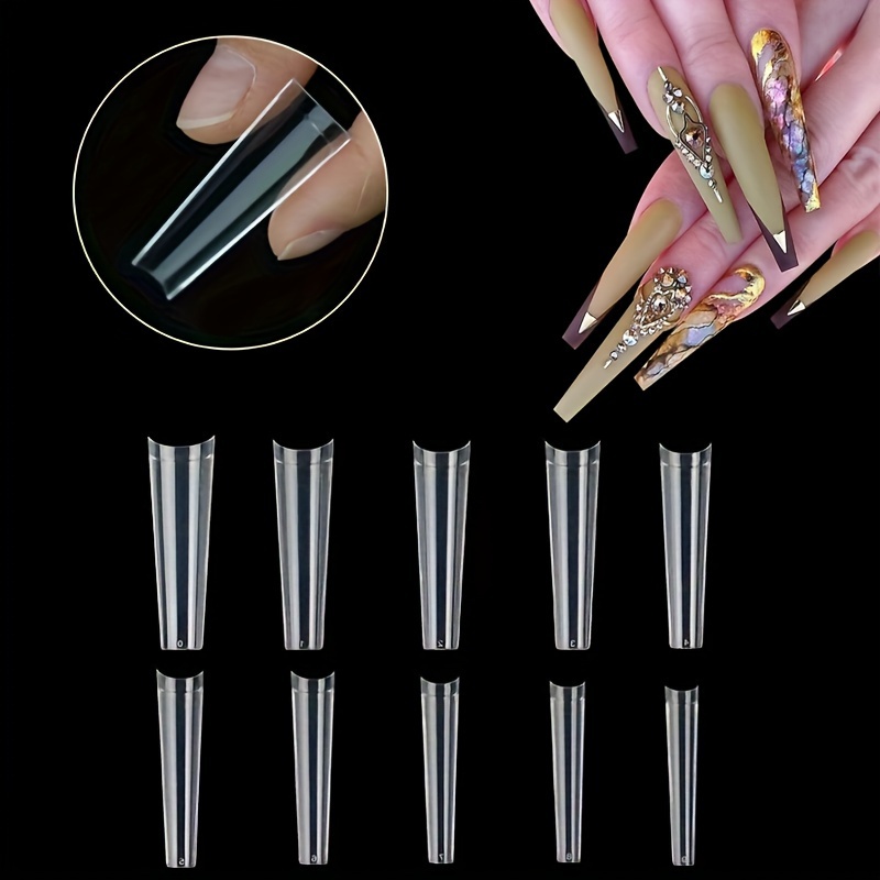 XXL Super Long Nail Tips C Cur - đánh giá và giá Nail Art Xxl