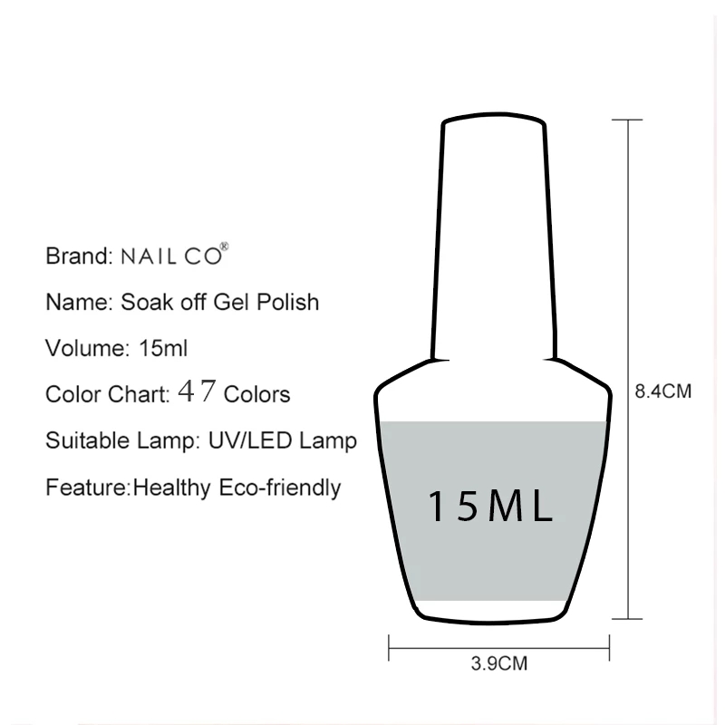 NAILCO 15Ml Đen Trắng Đỏ Hồng  - đánh giá và giá Nail Art One Piece