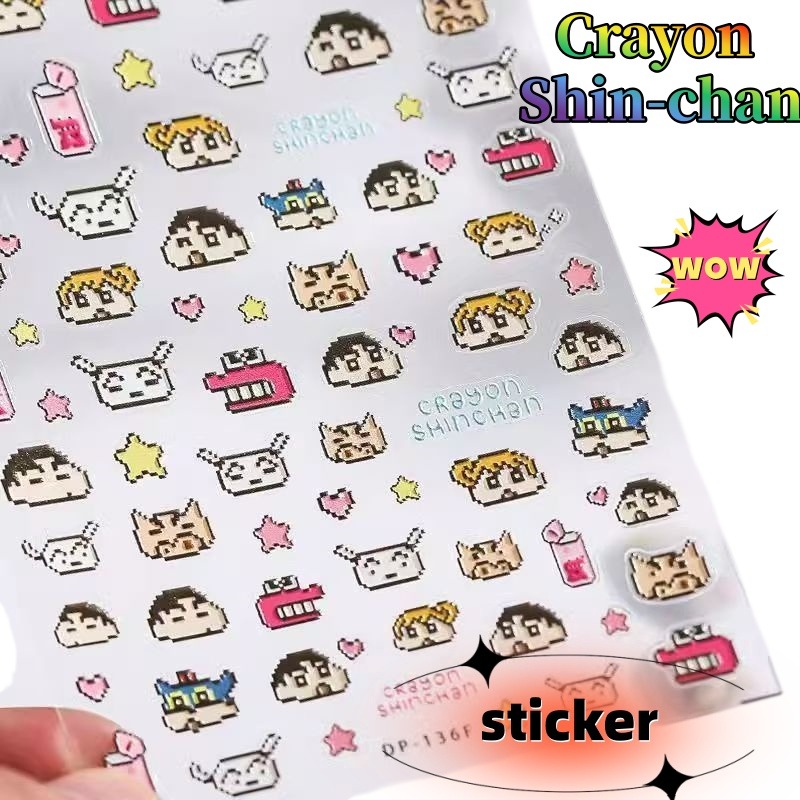 Crayon Shin-chan Creative Pape - đánh giá và giá Nail Art Quotes