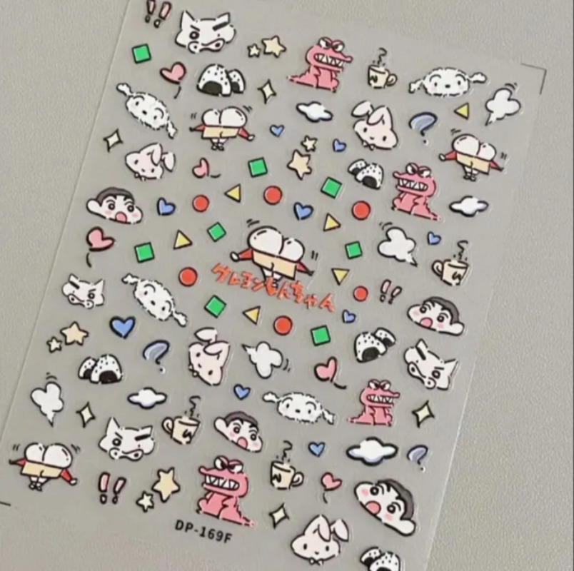 Crayon Shin-chan Creative Pape - đánh giá và giá Nail Art Quotes